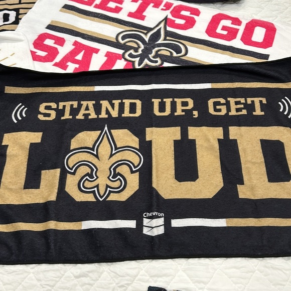 ⚜️NEW ORLEANS SAINTS ⚜️ rally towels 🏈 - Picture 4 of 8